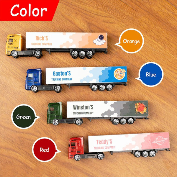 Kids Toy Truck, Toy With Name, Personalized Toy