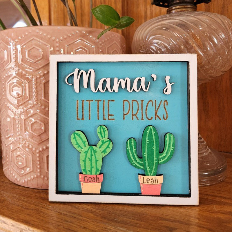 Fun Personalized Mother'S Gift, Mom'S Prickly Pear