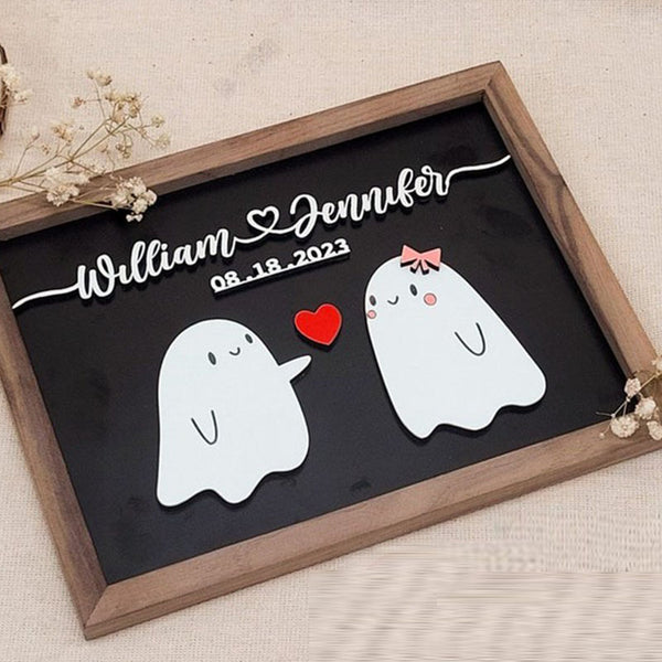 Forever My Boo | Couple Decoration|Custom Halloween Gift |Personalized Gifts | Custom Couple Gifts | Valentine's Gifts