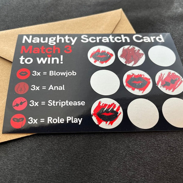 Scratch Card, Birthday Gift,  Couples Valentines Gift