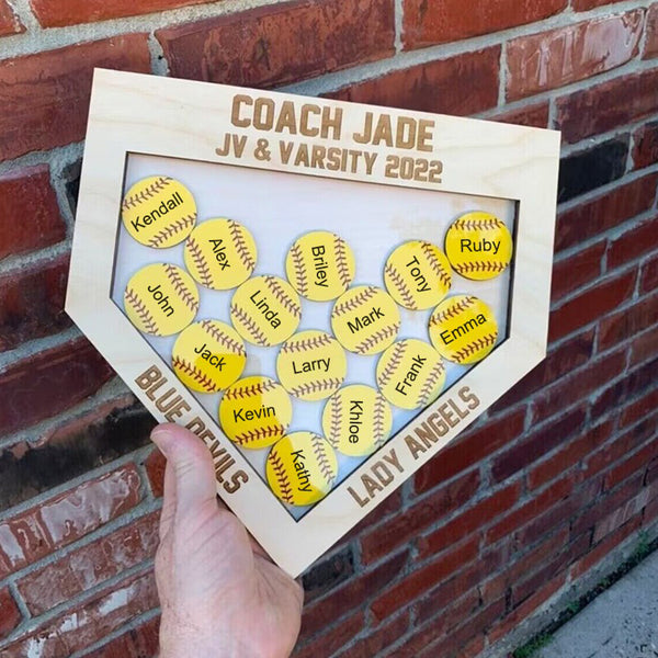 Personalized Softball Coach Gifts