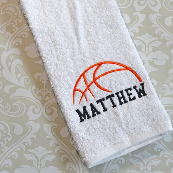 Personalized Ball Towel, Personalized Gift, Gift For Him