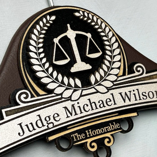 Personalized Hanger ,Personalized Police Officer Cop ,PhD ,Gifts, Judge , Physician Assistant Gifts