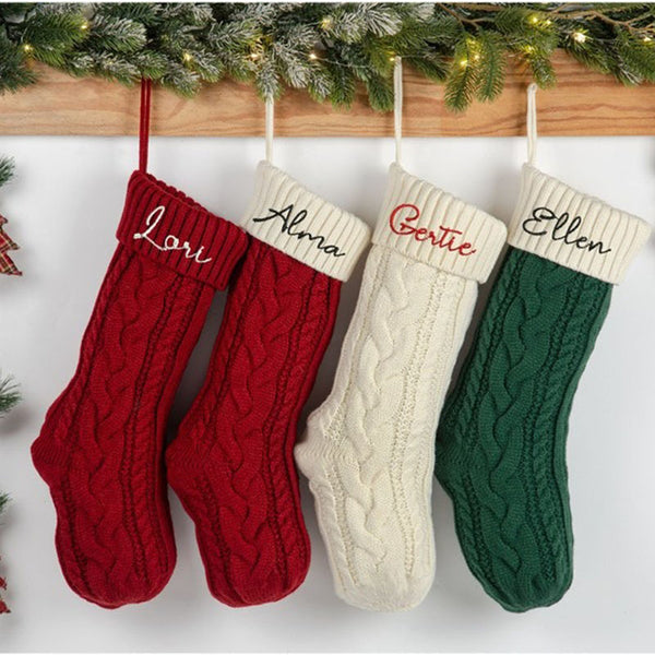 Personalized Christmas Stockings with Family Name