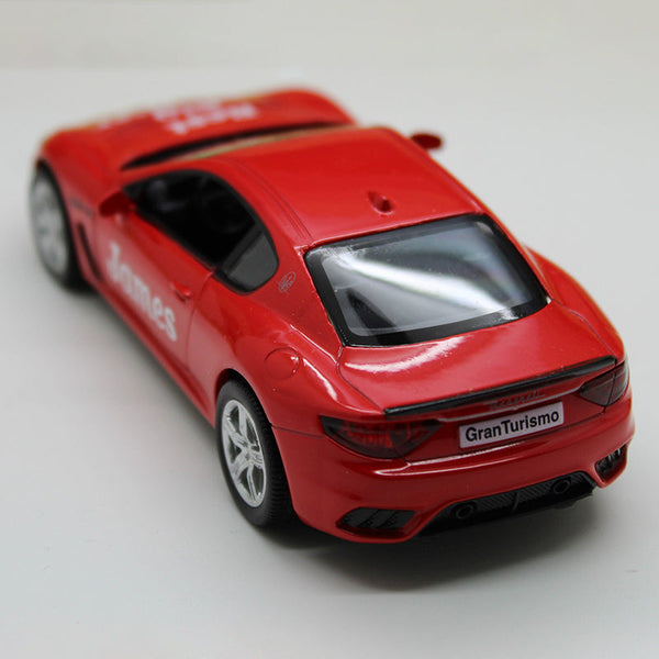 Personalized Big Brother Sister Gift,Red Maserati Diecast Licensed Toy Car Boys Grandad Auntie,1:36 Car Model