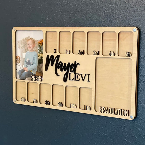 Pre K to Graduation School Picture Frame