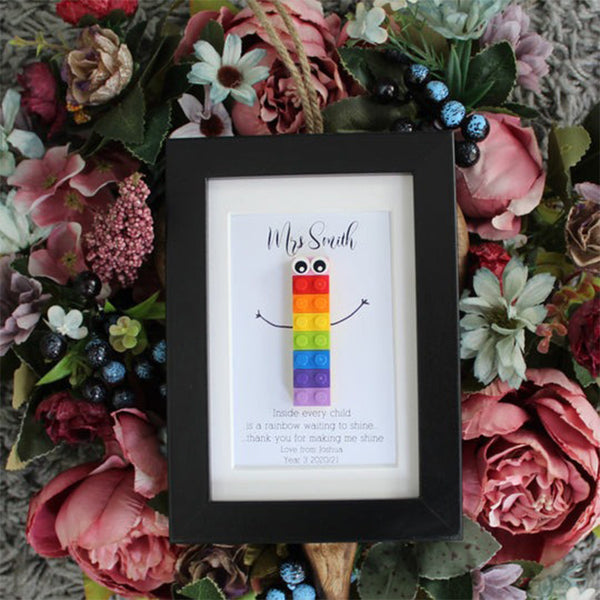 Rainbow Teacher Personalized Gift