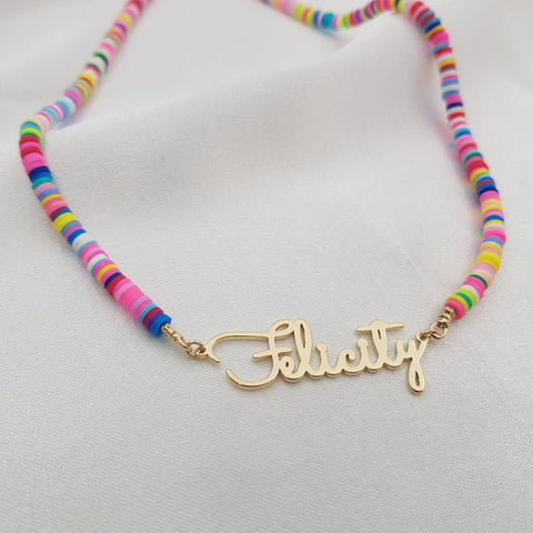 Name Necklace For Girls • Little Girl Name Necklace