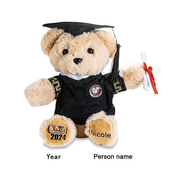 Graduation Teddy Bear Engraved Name Class