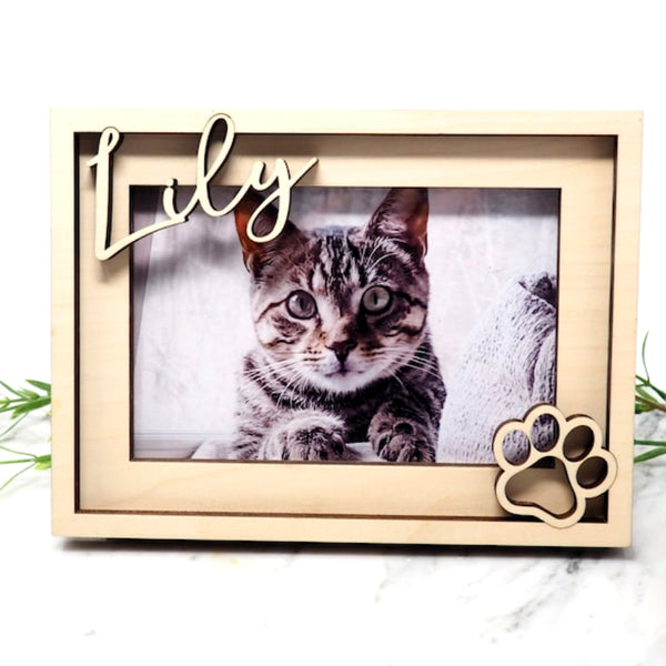 Pet Name Photo Frame |Custom Dog Cat Picture Frame