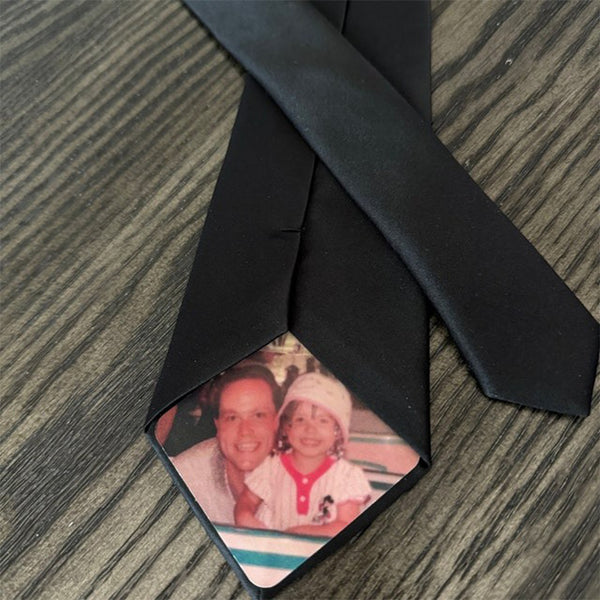 Custom Fabric Photo Patch for Ties for Him