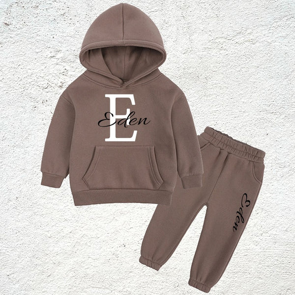 Personalized Kid Cozy Soft Extra Warm Tracksuit Set