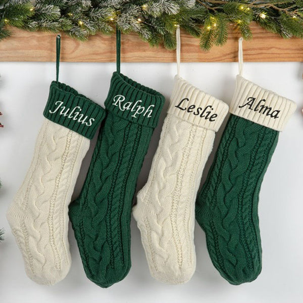 Personalized Christmas Stockings with Family Name