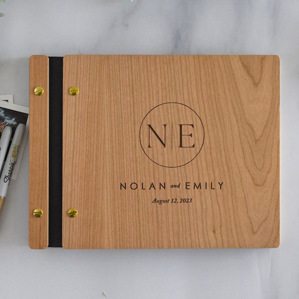 Wedding Guest Book, Wood Guest Book, Guest Book