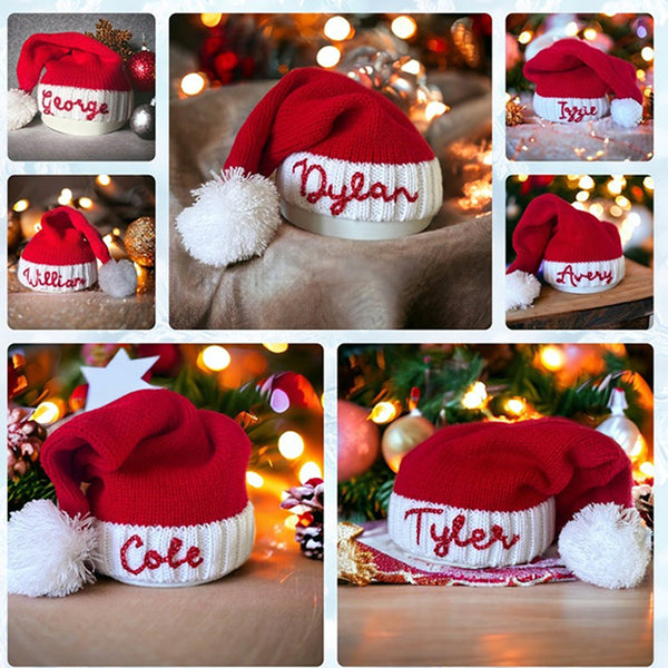 Personalized Christmas Knit Hat