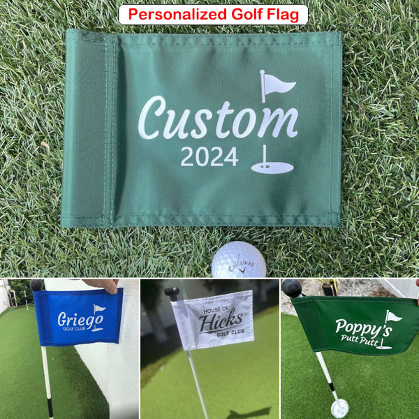 Custom Putting Mini Golf Flag Golf Gift Gift for him