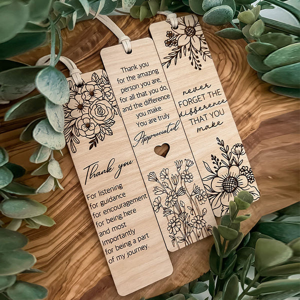 Teacher Appreciation Bookmark | Teacher Gift Personalized Bookmark | End of Year Gift