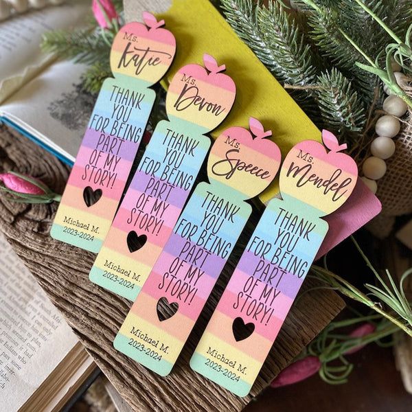 Teacher Bookmark, Teacher Appreciation Gift, Gift for Teacher, Personalized Bookmark