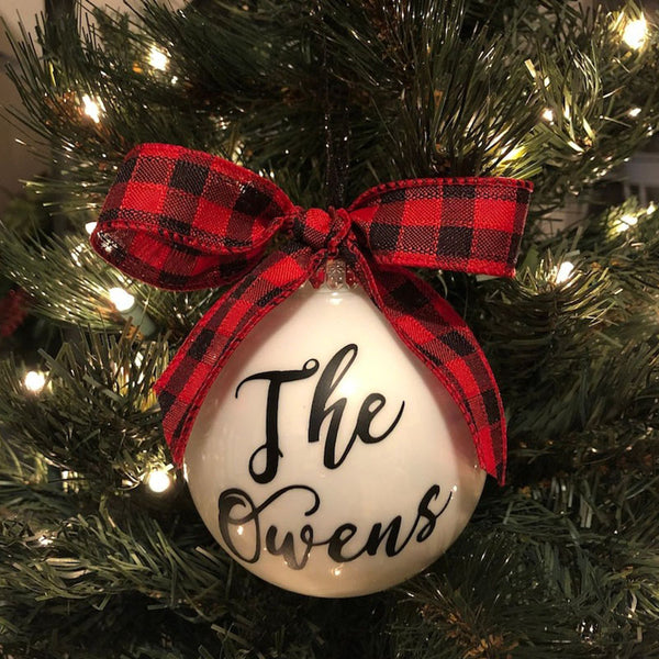 Personalized Christmas Ornament