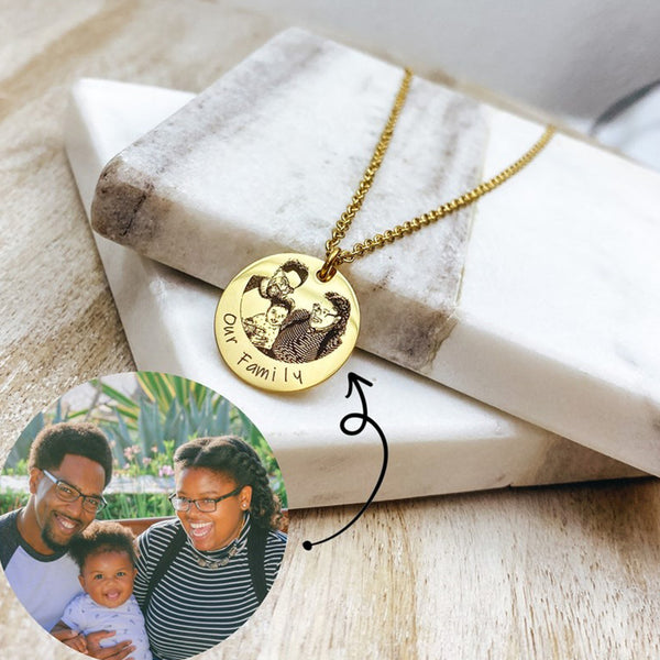 Personalized Necklace For Women Family Photo Necklaces Memorial Jewelry Handmade Jewelry Personalized Gifts For Mom