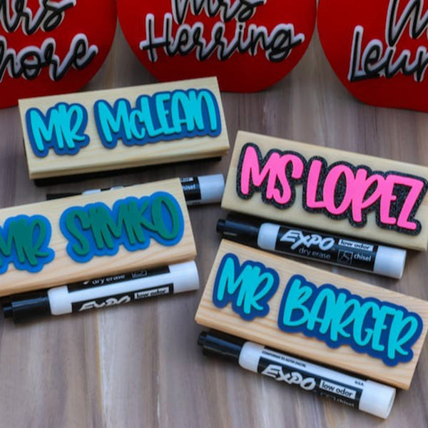 Personalised Whiteboard Eraser and Expo Markers,Thank You Gift