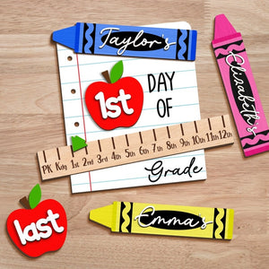 Custom Interchangeable Back to School Sign For Students