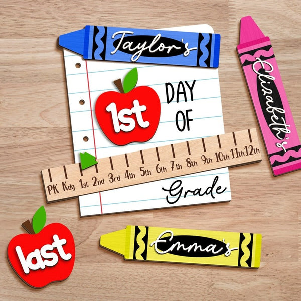 Custom Interchangeable Back to School Sign For Students