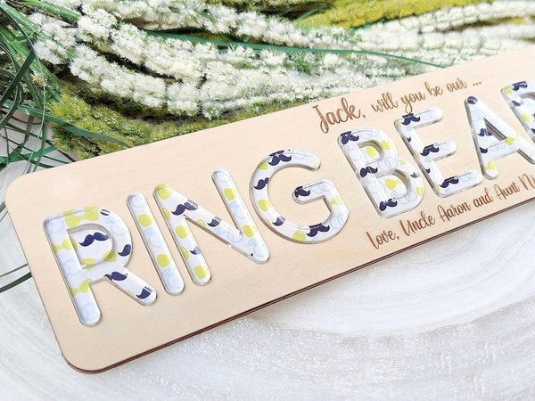 Flower Girl Name Puzzle, Personalized Flower Girl Proposal Gift, Ring Bearer Gift