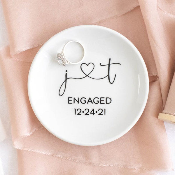 Engagement Ring Dish Wedding Ring Holder