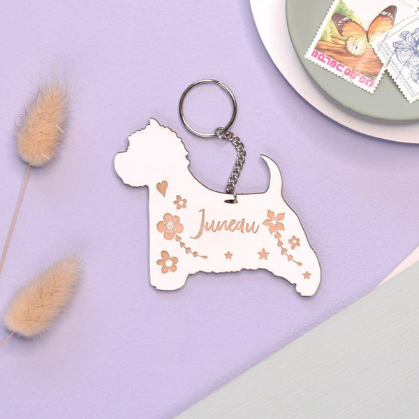 Personalised Keyring，Dog Lover Gift