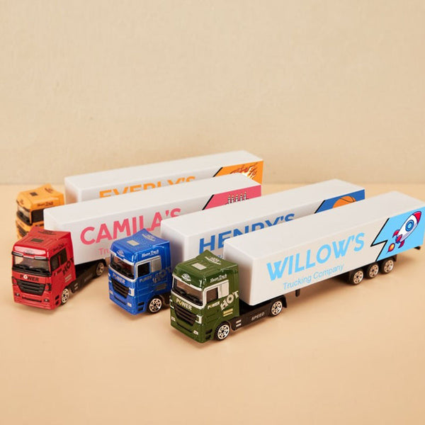 Personalized Kids Toy Truck  Custom Kids Name Toy Truck