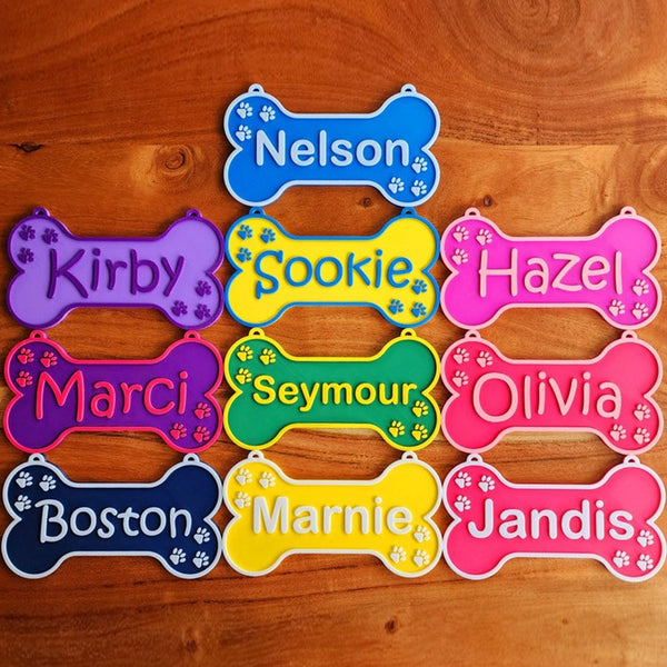 Customized Dog House Nameplates, Toy Box Signs