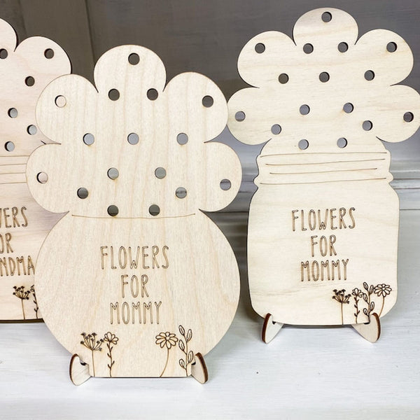 Wooden Flower Holder| Dandelion Holder