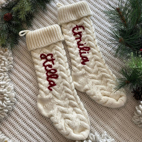 Personalized Christmas Stocking Embroidered Stocking