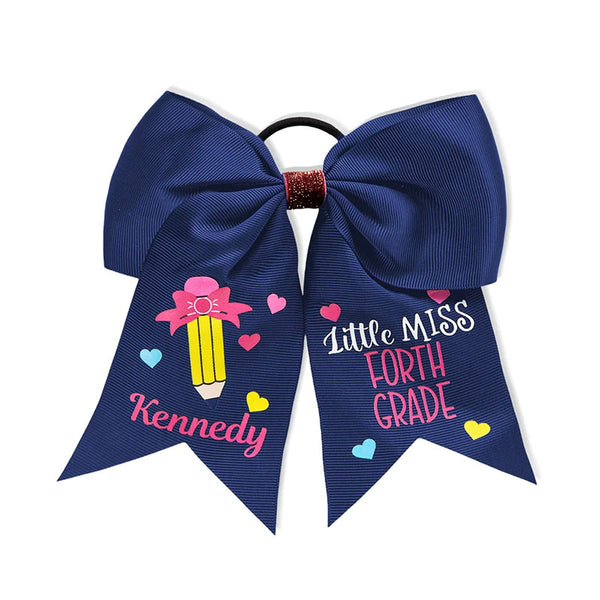 Personalized Hair Accessories With Grade And Name, Perfect Back-To-School Gifts For Kids