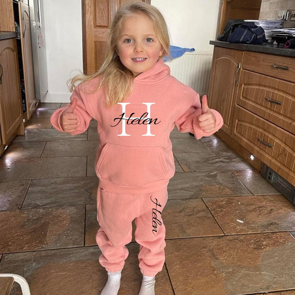 Personalized Kid Cozy Soft Extra Warm Tracksuit Set