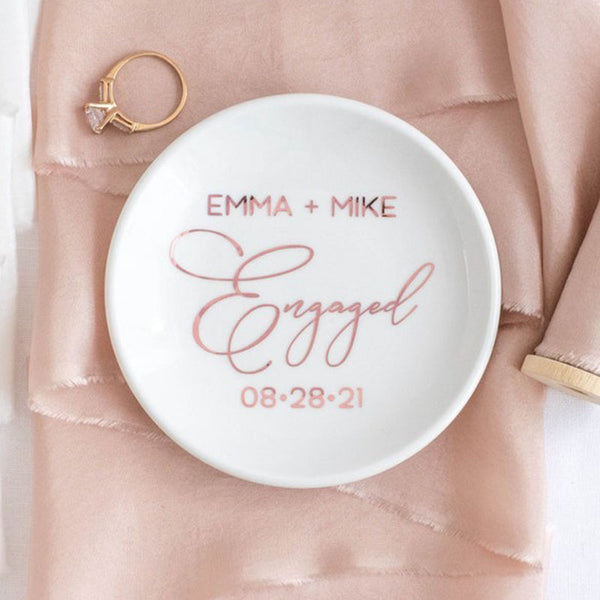 Engagement Ring Dish Wedding Ring Holder