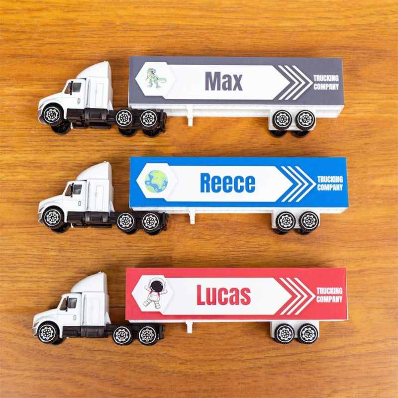 Personalized Kids Toy Truck, Custom Toy Truck