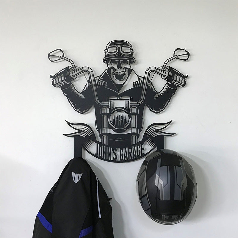 Custom Motorcycle Helmet Rack, A Great Gift For Bikers