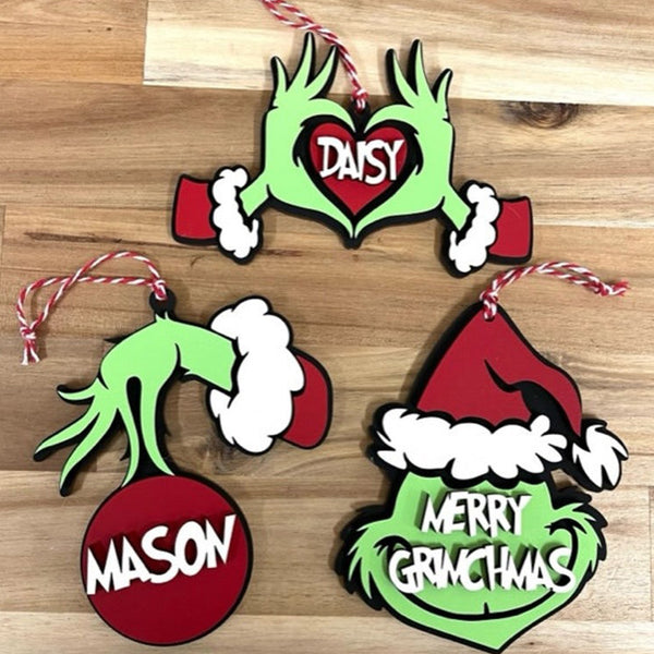 Personalized Christmas Ornaments, Custom Christmas Home Ornaments, Christmas Gifts