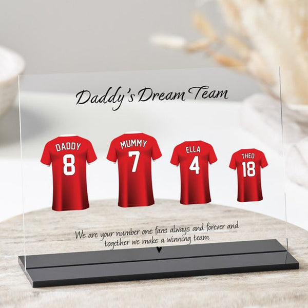 Custom Football Gift Personalised Football Shirt Print