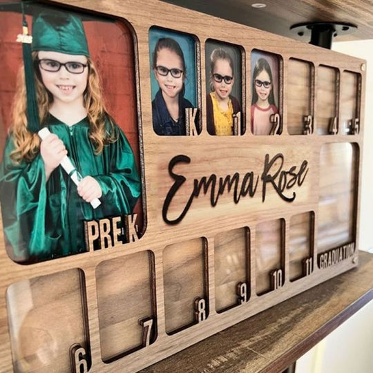 Pre K to Graduation School Picture Frame