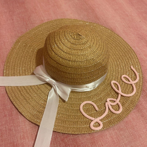 Customizable straw hat