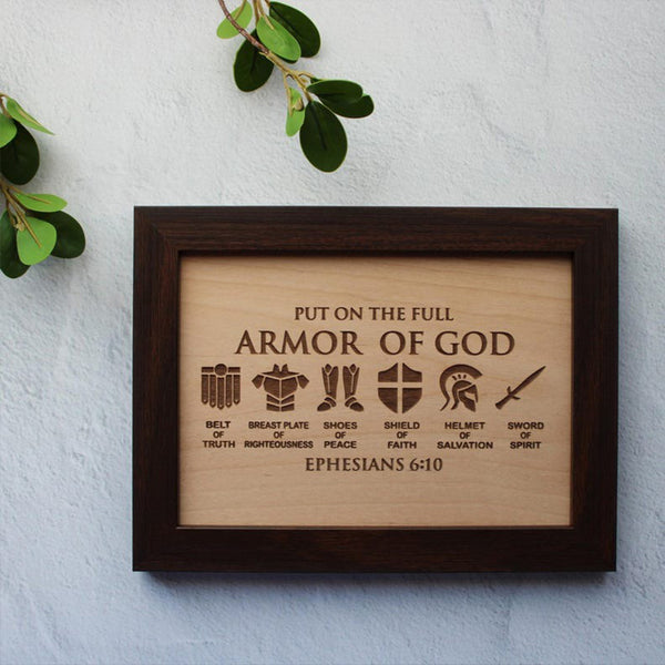 The Armor Of God Sign Decor Full Armor of God Father Gift