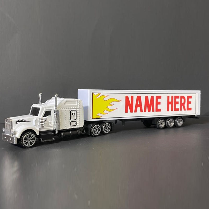 Personalized Toy Truck With Child Name Gifts for Boys