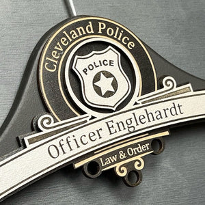 Personalized Hanger ,Personalized Police Officer Cop ,PhD ,Gifts, Judge , Physician Assistant Gifts