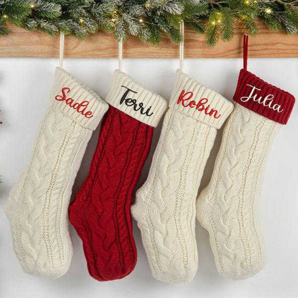 Personalized Christmas Stockings with Family Name