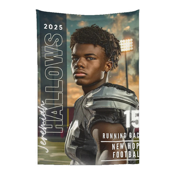 Sports Blankets, Custom Photo Blankets, Personalized Year-End Party Favors