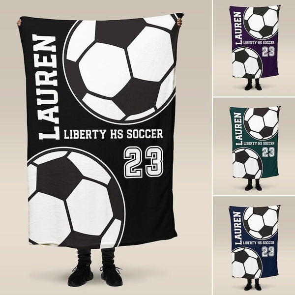 Custom Personalized Name, Stadium Blanket, Player Number, Can Be Customized