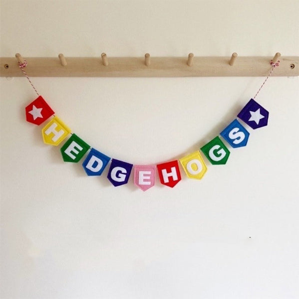 Kindergarten Gifts - Personalized Classroom Decoration Bunting